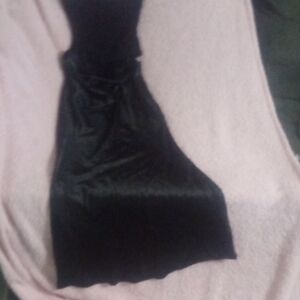 Elegant Black Strapless Dress